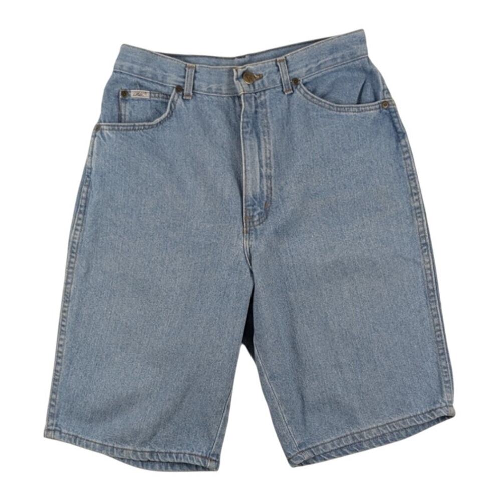 Vintage Light Blue Denim 90s Mom Jean High Rise Shorts Chic - Fits like Size 28